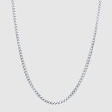 Cuban Chain - 4mm (Silver) - Chain - Men's Jewellery