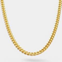 Cuban Chain - 5mm (Gold Vermeil) - Chain - Men's Jewellery