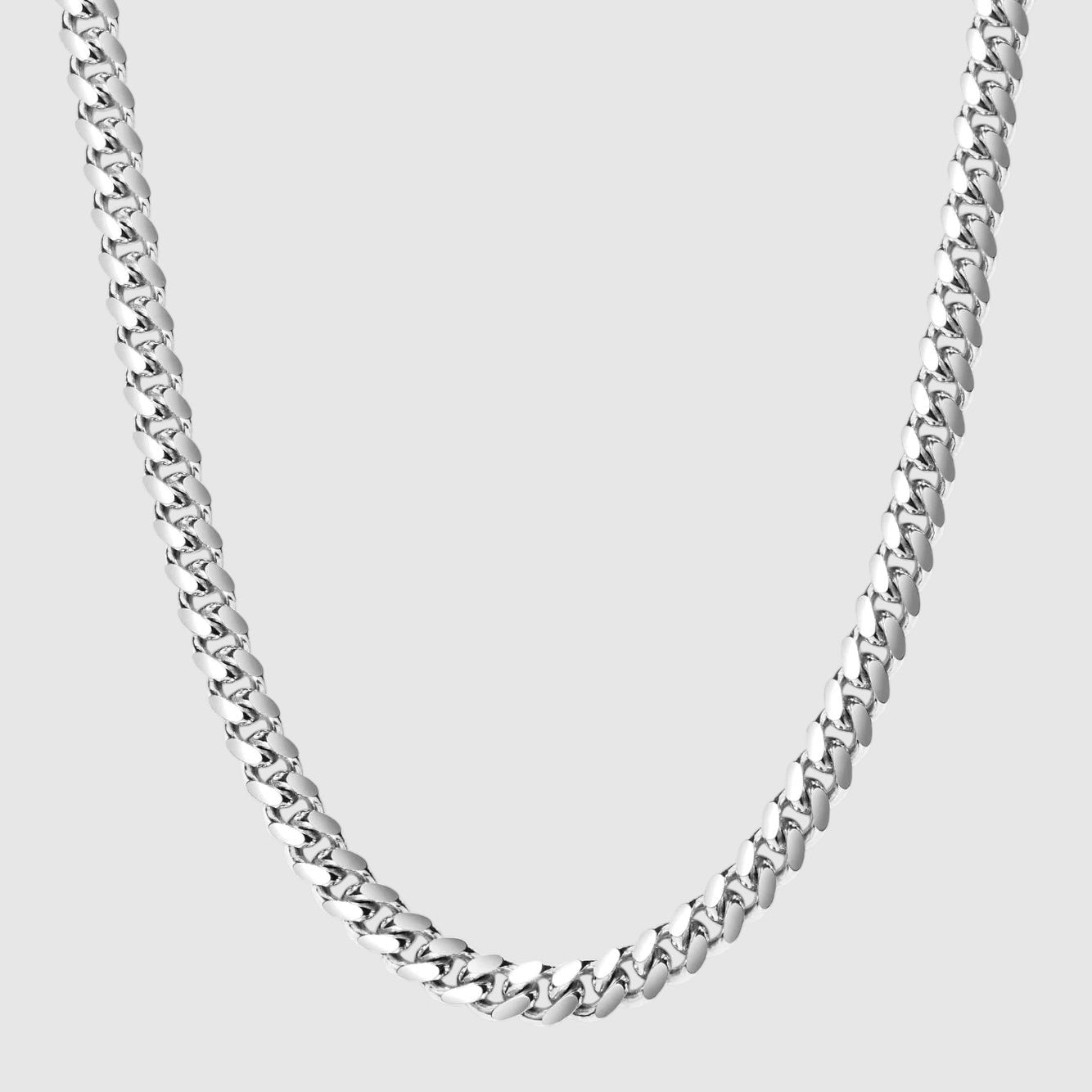 Cuban Chain - 5mm (Silver) - Chain - Men's Jewellery