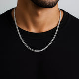 Cuban Chain - 5mm (Sterling Silver) - Chain - Men's Jewellery