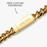 Cuban Chain - 8mm (Gold) - Chain - Men's Jewellery