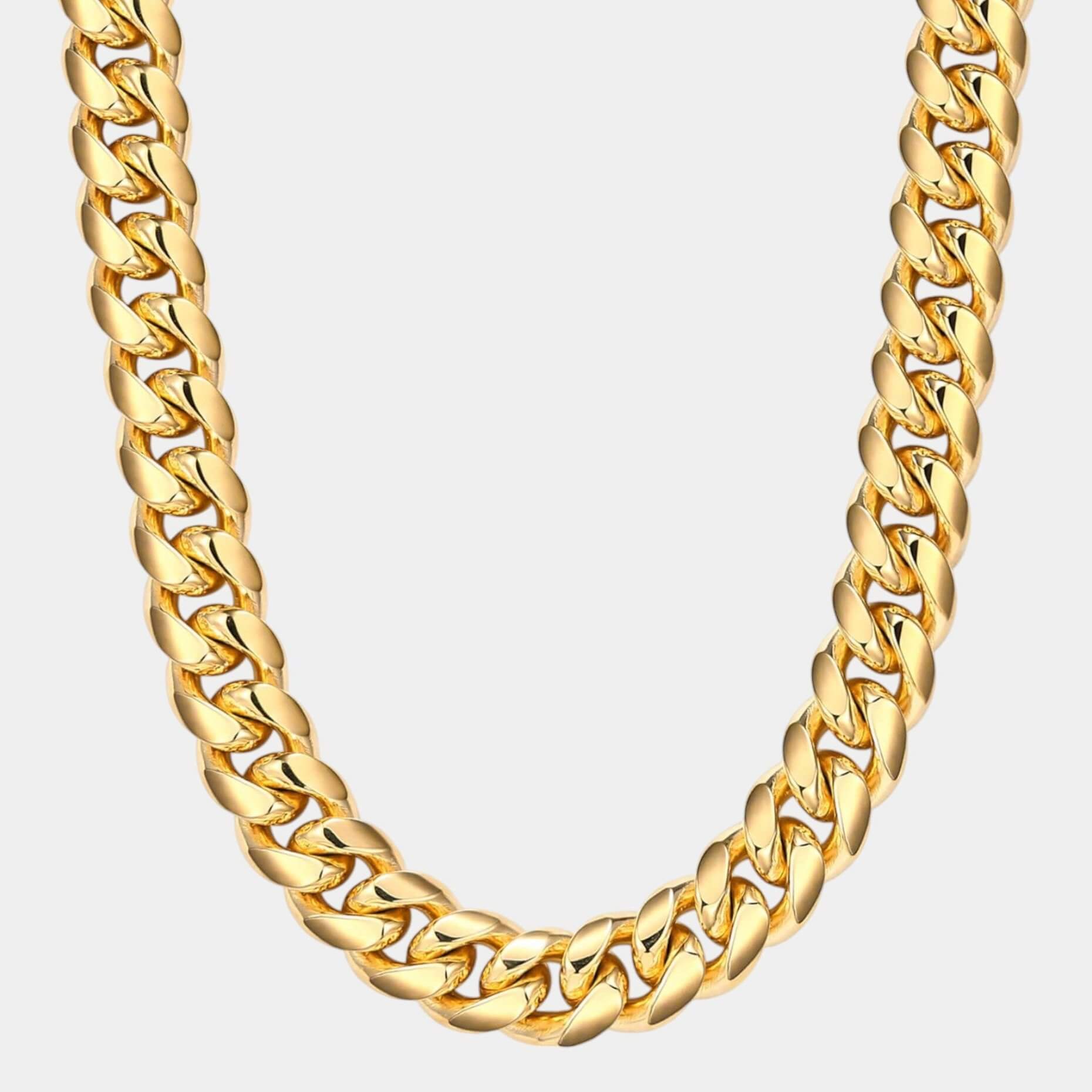 Cuban Chain - 8mm (Gold) - Chain - Men's Jewellery