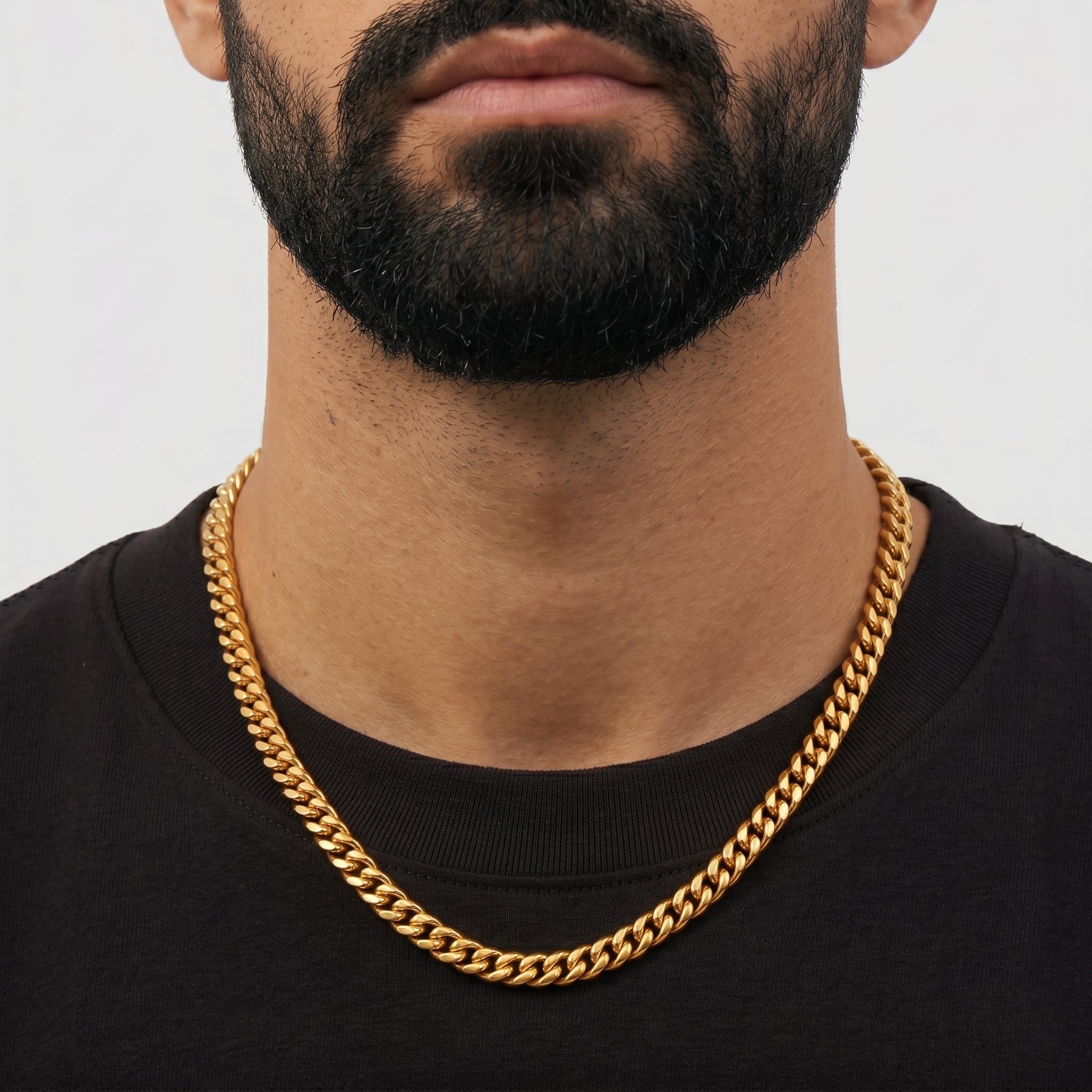 Cuban Chain - 8mm (Gold) - Chain - Men's Jewellery