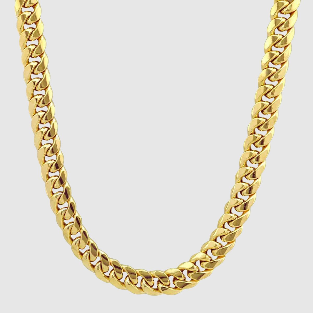 Cuban Chain - 8mm (Gold) - Chain - Men's Jewellery