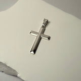 Diamond - Cut Cross (Sterling Silver) - Pendant - Men's Jewellery