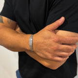 Draco's Guard Cuff (925 Sterling Silver) – Oxidized Celtic Dragon Cuff - Bracelet - Men's Jewellery