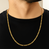 Figaro Chain - 3mm (Gold) - Chain - Men's Jewellery