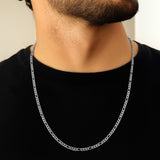 Figaro Chain - 3mm (Silver) - Chain - Men's Jewellery