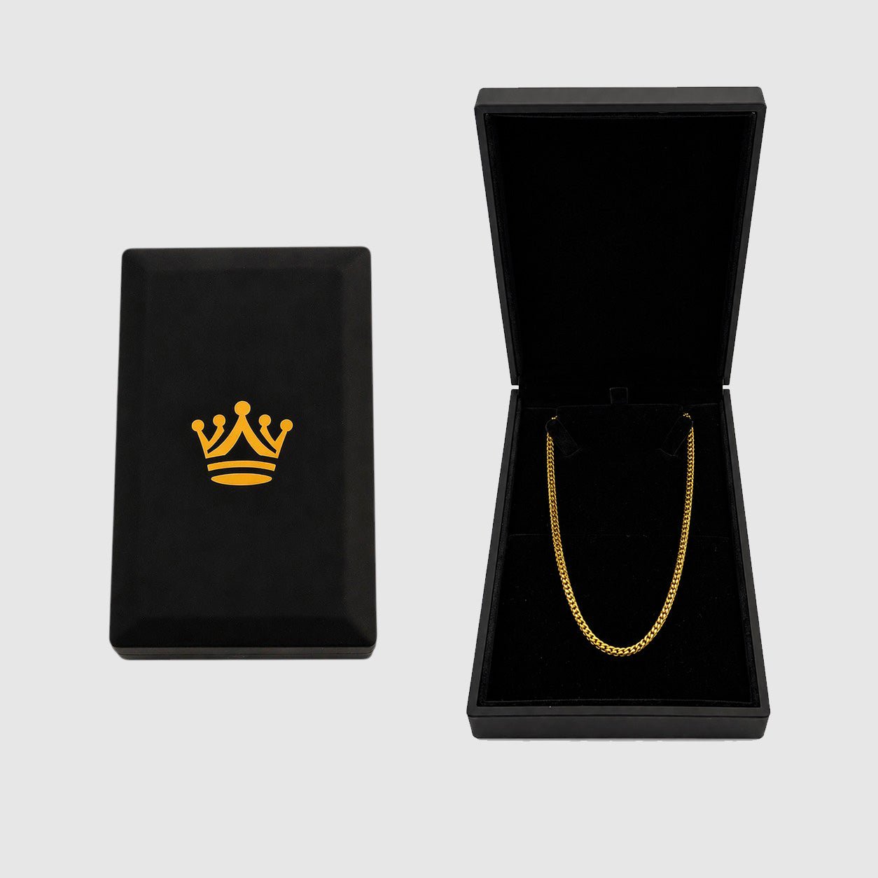 Franco Chain - 2.5mm (18k Gold over Silver) - Chain - Men's Jewellery
