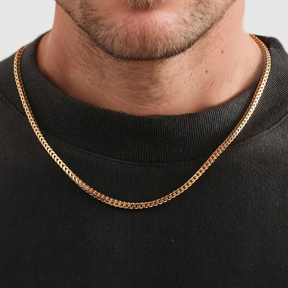 Franco Chain - 2.5mm (Gold Vermeil) - Chain - Men's Jewellery