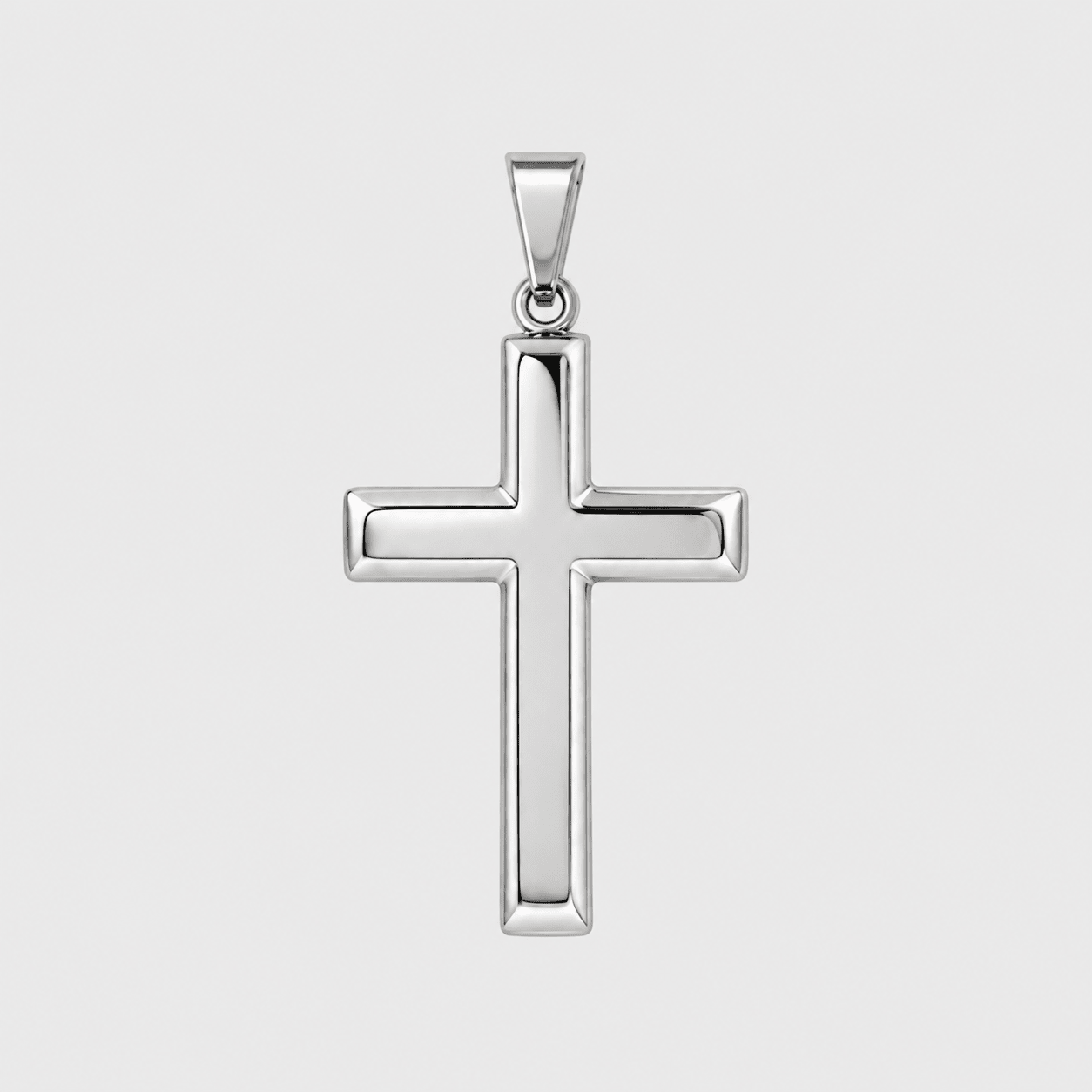 Large Cross (Silver) - Pendant - Men's Jewellery
