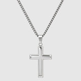Large Cross (Silver) - Pendant - Men's Jewellery