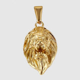 Lion (Gold) - Pendant - Men's Jewellery