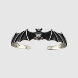 Nightwing Band Cuff (925 Sterling Silver) – Oxidized Bat Cuff - Bracelet - Men's Jewellery