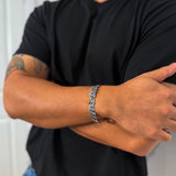 Nightwing Band Cuff (925 Sterling Silver) – Oxidized Bat Cuff - Bracelet - Men's Jewellery