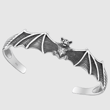 Nightwing Band Cuff (925 Sterling Silver) – Oxidized Bat Cuff - Bracelet - Men's Jewellery