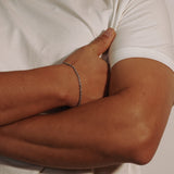 Rope Bracelet - 3mm (Silver) - Bracelet - Men's Jewellery