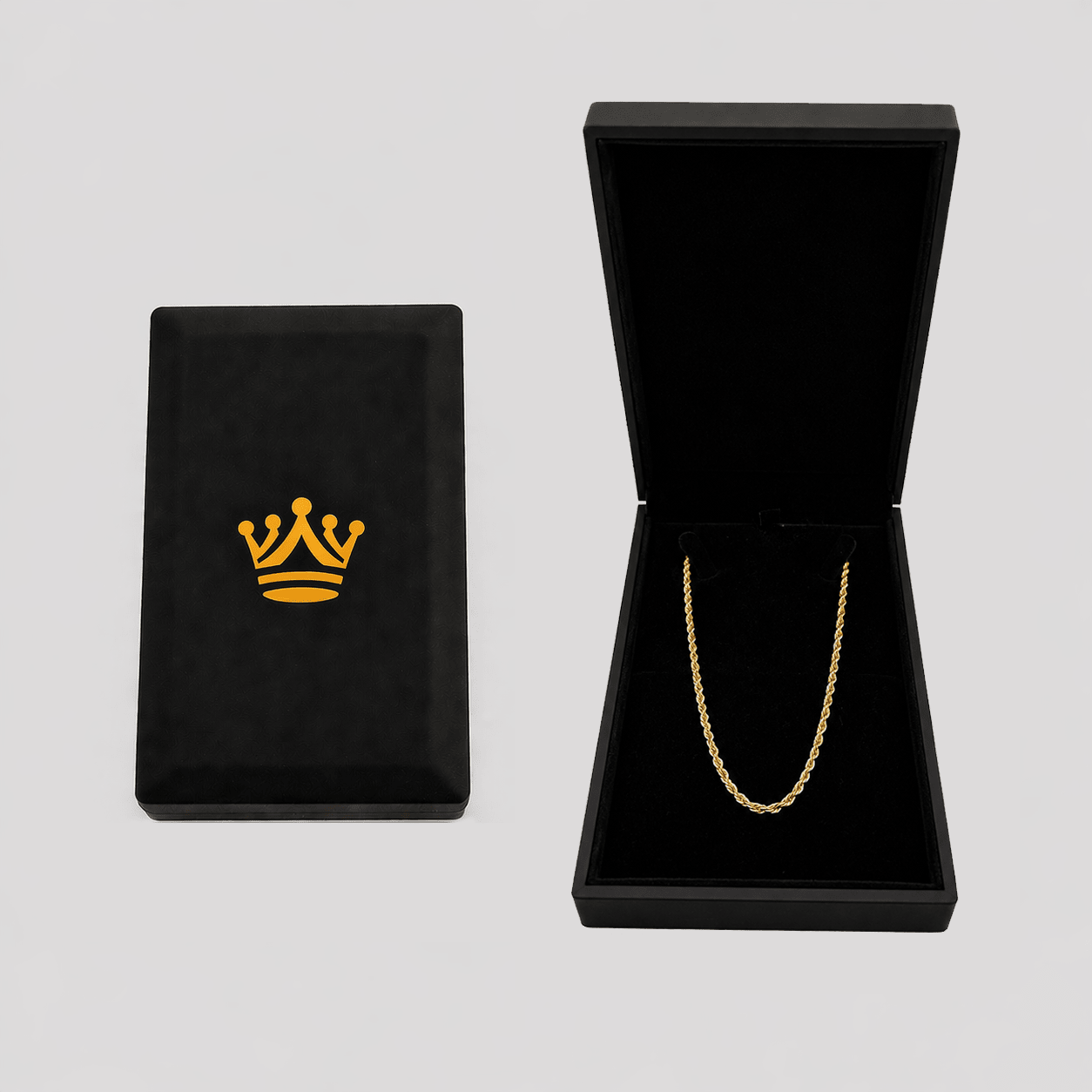 Rope Chain - 2.5mm (18k Gold over Silver) - Chain - Men's Jewellery