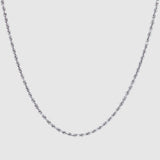 Rope Chain - 3mm (925 Sterling Silver) - Chain - Men's Jewellery