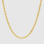 Rope Chain - 3mm (Gold) - Chain - Men's Jewellery