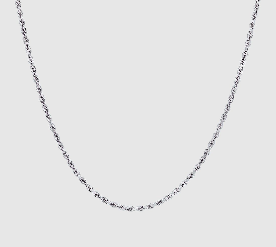 Rope Chain - 3mm (Silver) - Chain - Men's Jewellery