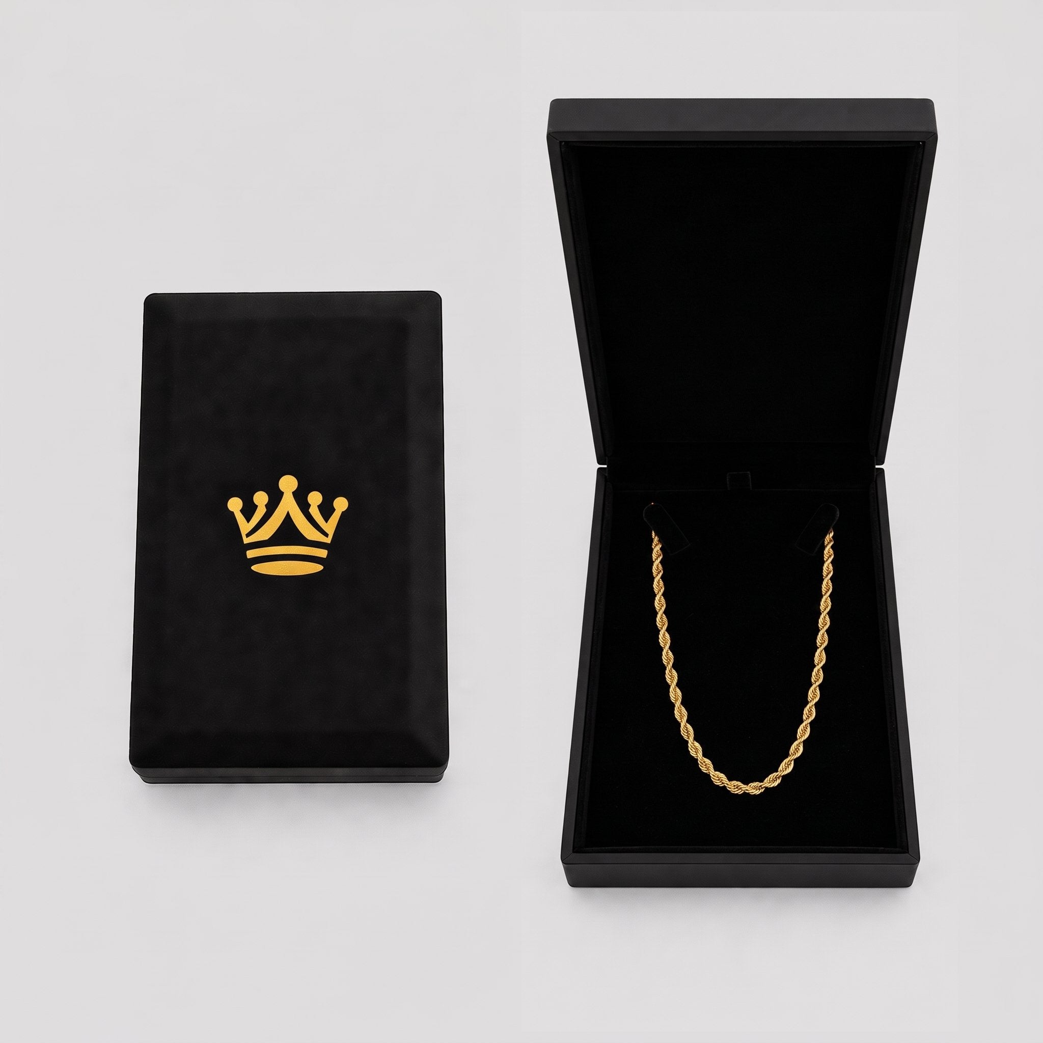 Rope Chain - 4mm (Gold) - Chain - Men's Jewellery
