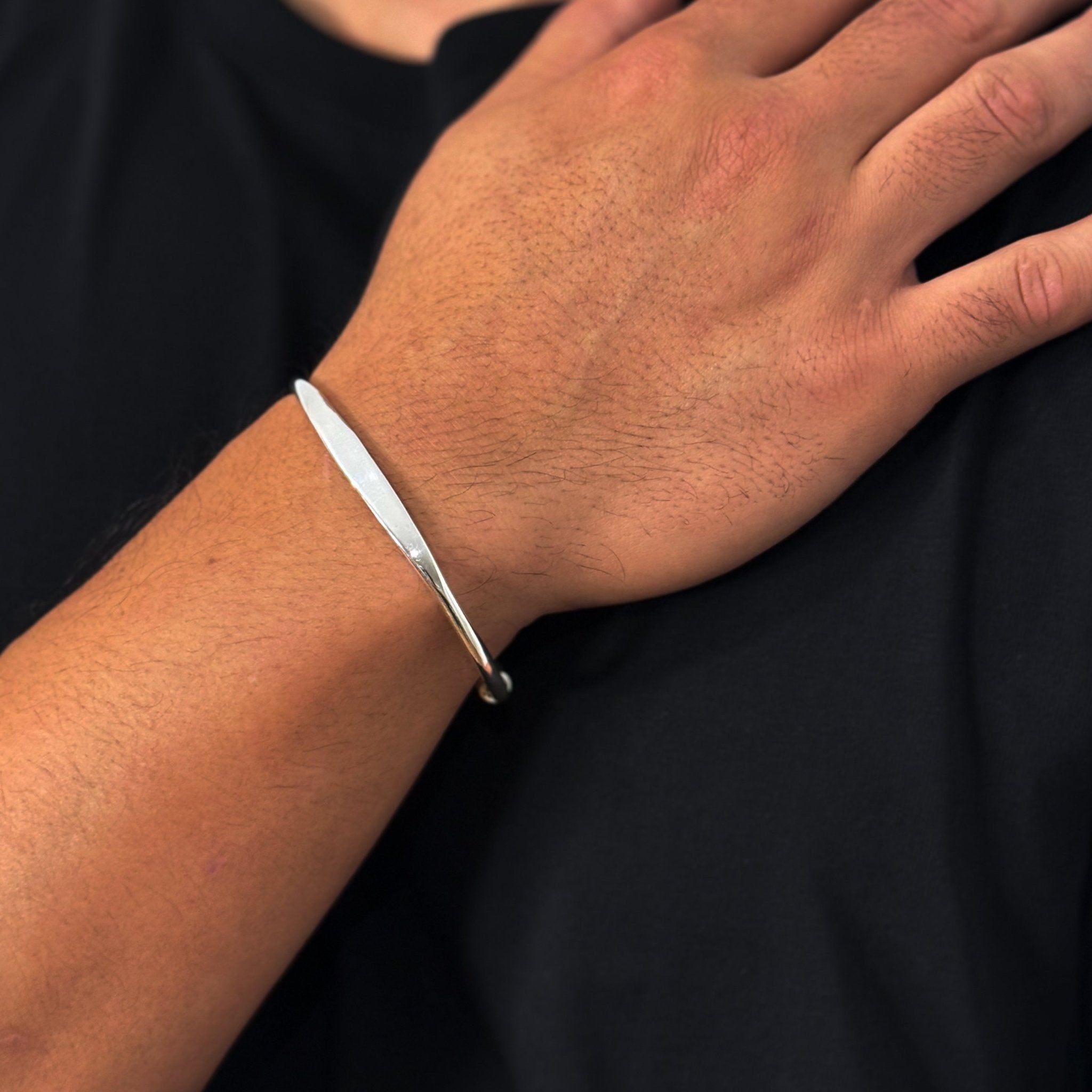 Seafarer's Knot Cuff (925 Sterling Silver) - Bracelet - Men's Jewellery