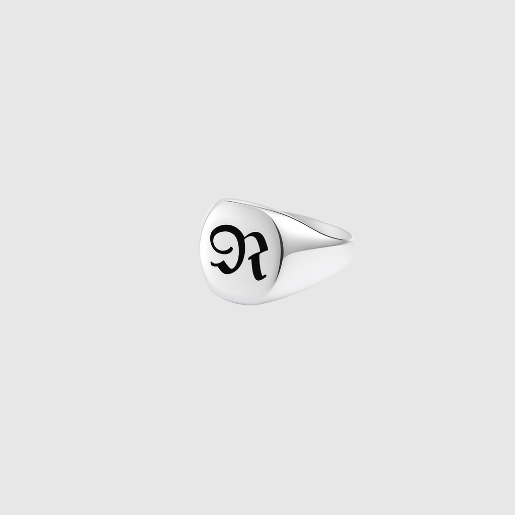 Silver Signet Ring (925 Sterling Silver) - Ring - Men's Jewellery