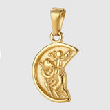 St. Christopher (Gold) - Pendant - Men's Jewellery