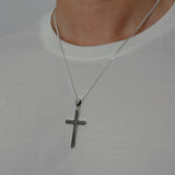 Templar Cross Pendant (925 Sterling Silver) – Oxidized Cross Pendant - Pendant - Men's Jewellery