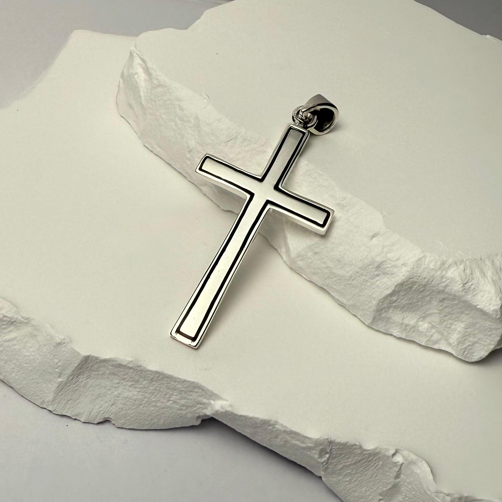 Templar Cross Pendant (925 Sterling Silver) – Oxidized Cross Pendant - Pendant - Men's Jewellery