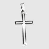Templar Cross Pendant (925 Sterling Silver) – Oxidized Cross Pendant - Pendant - Men's Jewellery