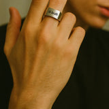 Til Death Signet Ring - Ring - Men's Jewellery