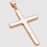Traditional Gold Cross Pendant (Gold Vermeil) - Pendant - Men's Jewellery