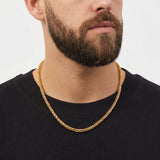 Wheat Chain - 5mm (Gold) - Chain - Men's Jewellery