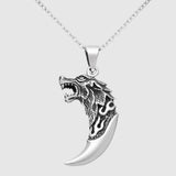 Wolf (Silver) - Pendant - Men's Jewellery